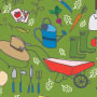 Garden, artwork by Jami Darwin for licensing
