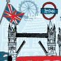 London, artwork by Jami Darwin for licensing