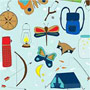 Camping, artwork by Jami Darwin for licensing