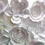 2012 Opening Gala, Ann & Robert H. Lurie Children's Hospital of Chicago. 16' x 12' Stage Backdrop Wall of hand cut and assembled paper flowers by Jami Darwin