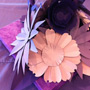 2012 Opening Gala, Ann & Robert H. Lurie Children's Hospital of Chicago. Close up of Table centerpiece base- hand cut paper flowers designed by Jami Darwin